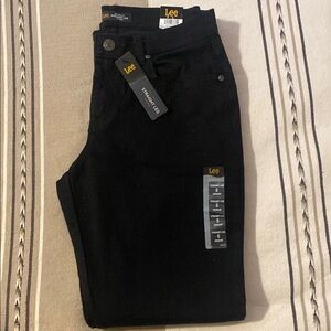 Lee Women's Jet Black Straight Leg Jeans